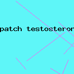 patch testosterone woman
